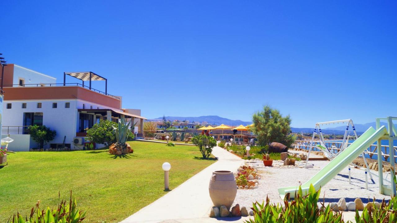 Alkionis Beach Hotel Apartments Sfáka Exterior foto